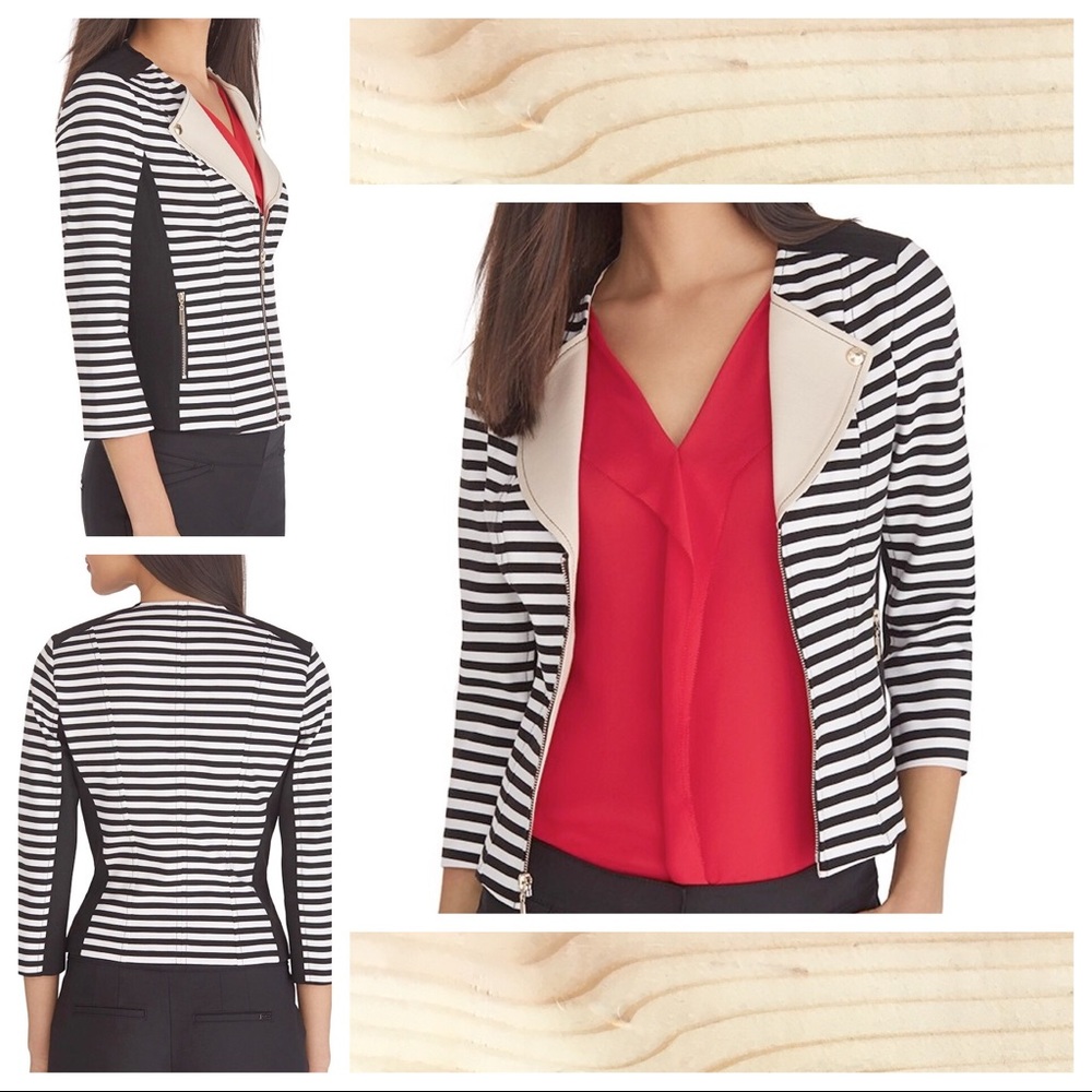 NEW W/ TAGS!  Gorgeous WHBM zip-up jacket